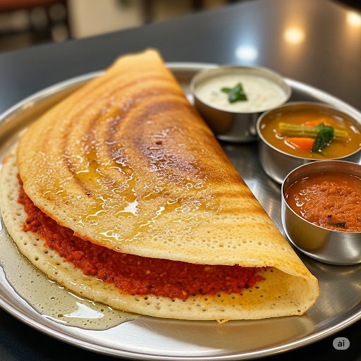 Ghee Kharam Dosa